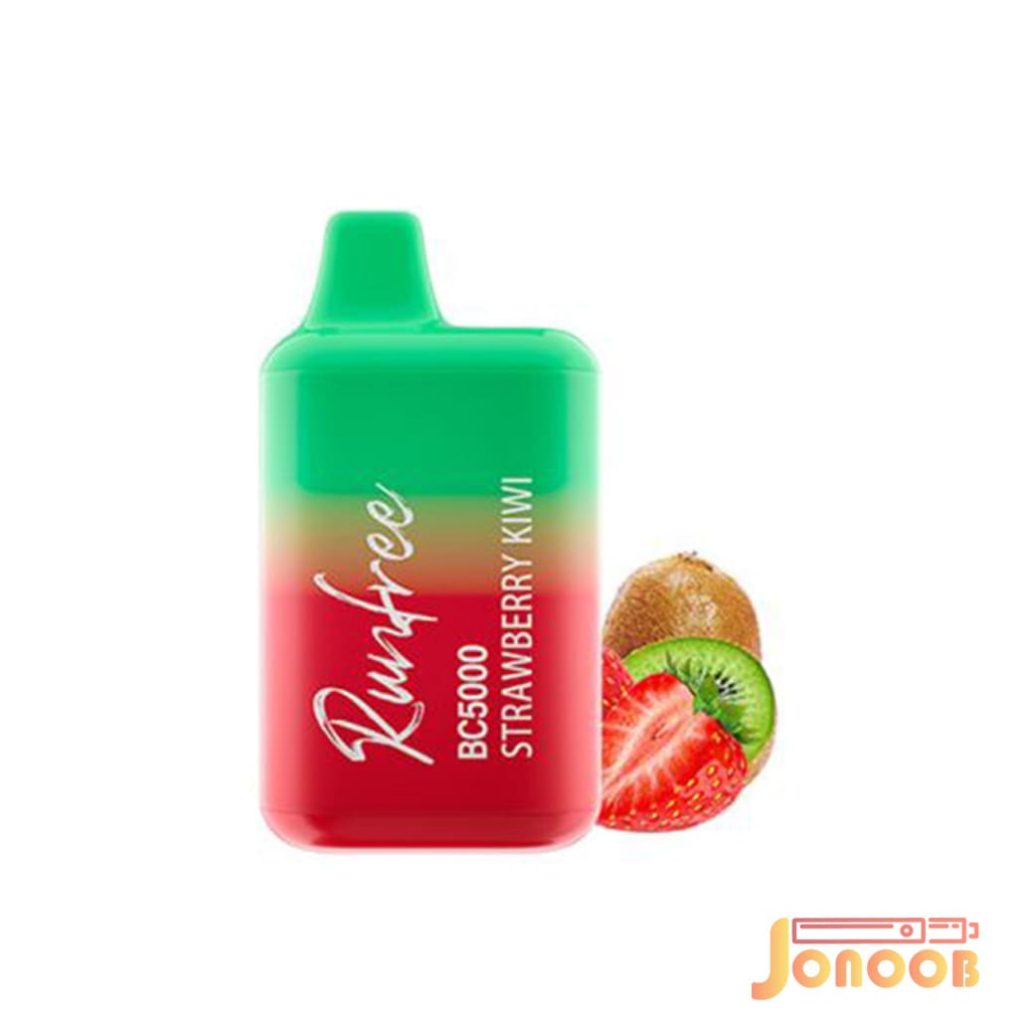 پاد یکبار مصرف توت فرنگی کیوی 5000 پاف ران فری