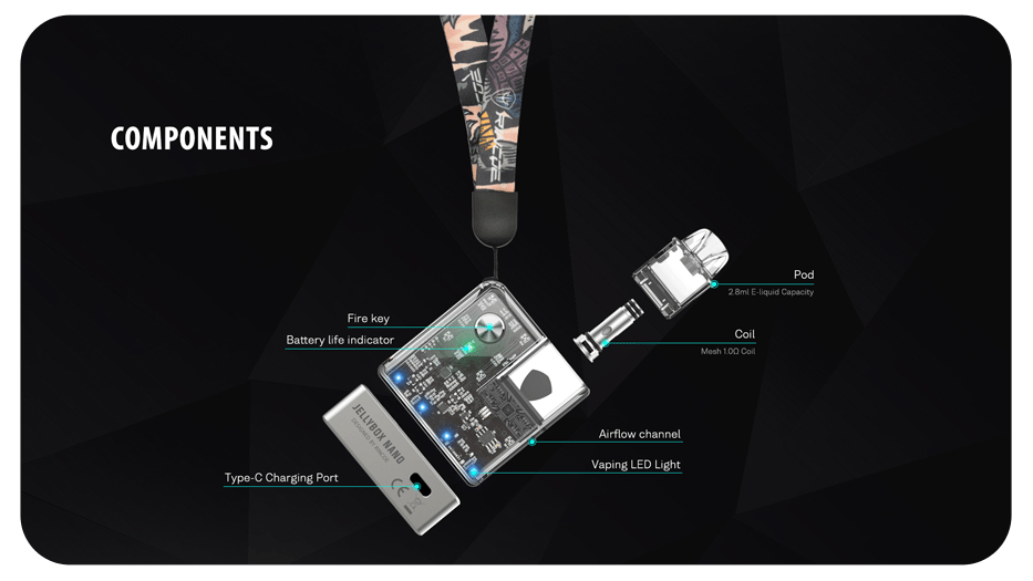 ویپ دائم جلی باکس نانو رینکو RINCOE JELLY BOX NANO KIT