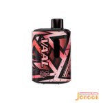 پاد یکبار مصرف ارزان بستنی توت فرنگی ای 5000 پاف واال