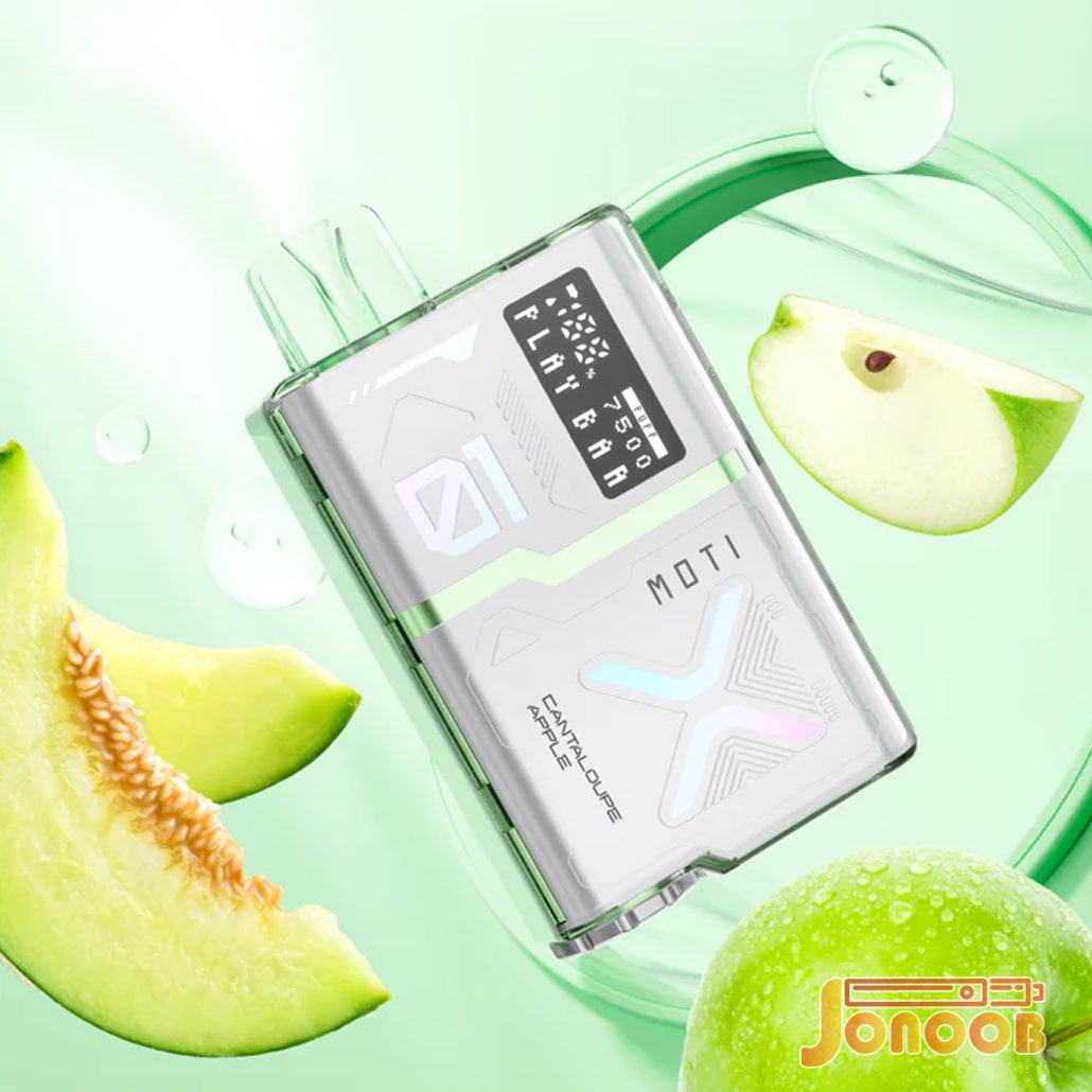 پاد یکبار مصرف سیب طالبی 7500 پلی بار موتی پاد یکبار مصرف سیب طالبی 7500 پلی بار موتی - Image 1