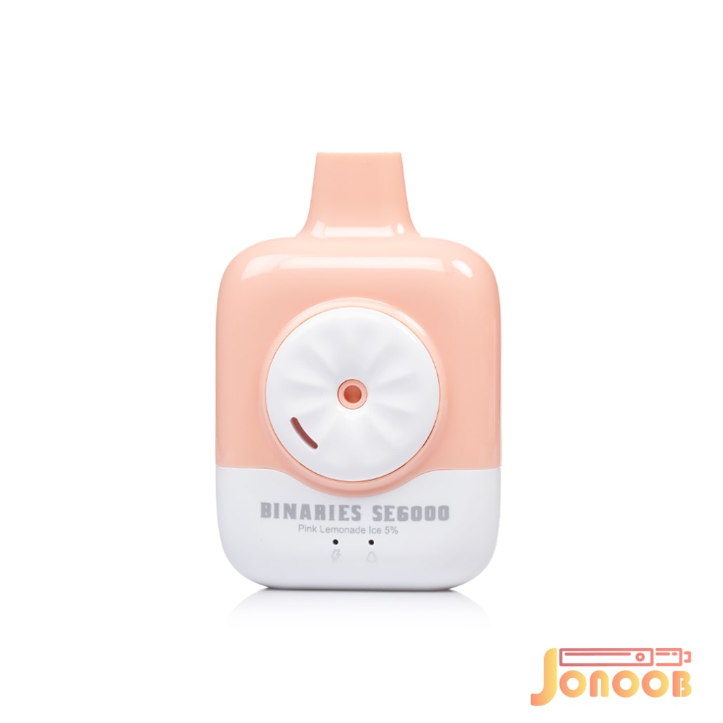 پاد یکبار مصرف لیموناد صورتی یخ اس ای 6000 پاف بیناریس ویپ یکبار مصرف لیموناد صورتی یخ اس ای 6000 پاف بیناریس