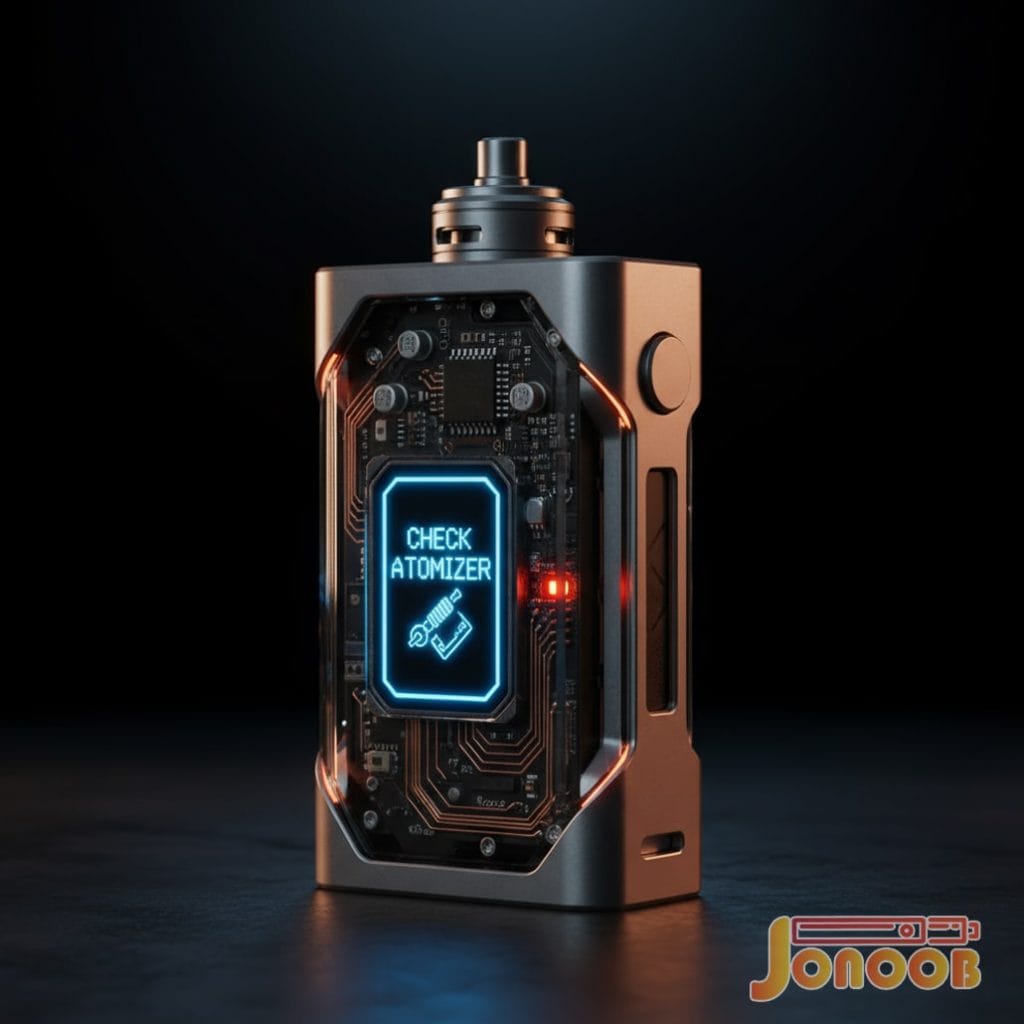 پیغام Check Atomizer ویپ و پاد چیست؟