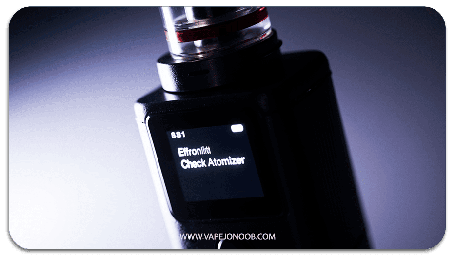 پیغام Check Atomizer ویپ و پاد چیست؟