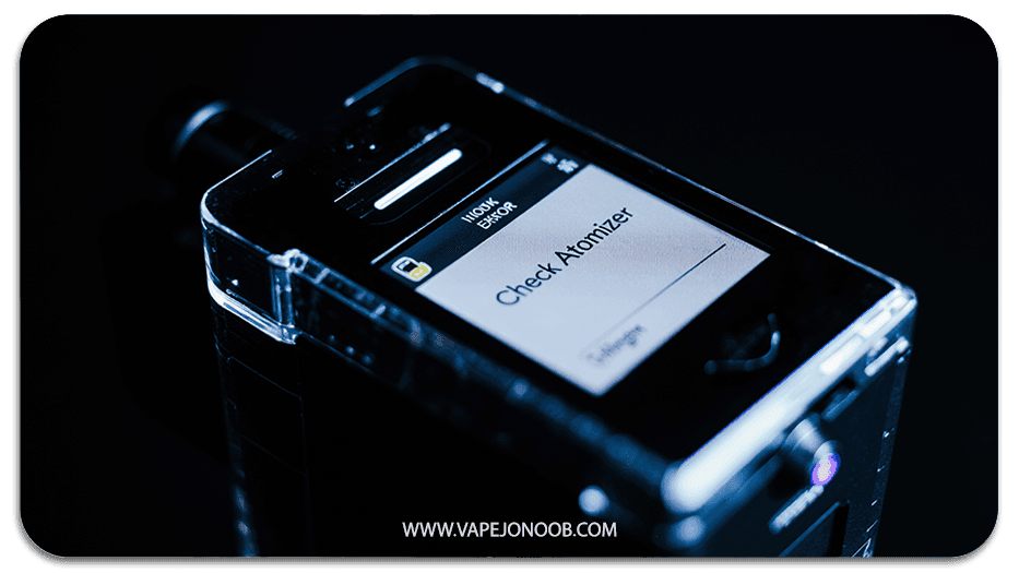 چرا پیام Check Atomizer ویپ و پاد ظاهر می‌شود؟