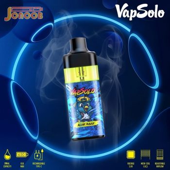 پاد یکبار مصرف بلوبری یخ 10000 پاف ویپ سولو | امکان شارژ مجدد جویس - Image 2