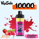 پاد یکبار مصرف توت فرنگی تمشک 10000 پاف ویپ سولو | امکان شارژ مجدد جویس