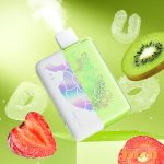 پاد یکبار مصرف توت فرنگی کیوی 9000 موتی | دارای فناوری DUAL BOOST