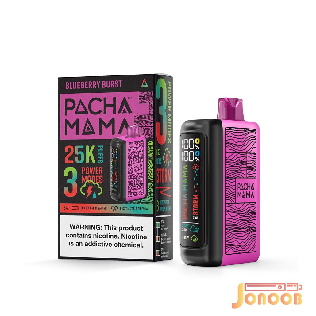 PACHA MAMA 25K Disposable Vape طراحی مدرن پاد یکبار مصرف PACHA MAMA 25K