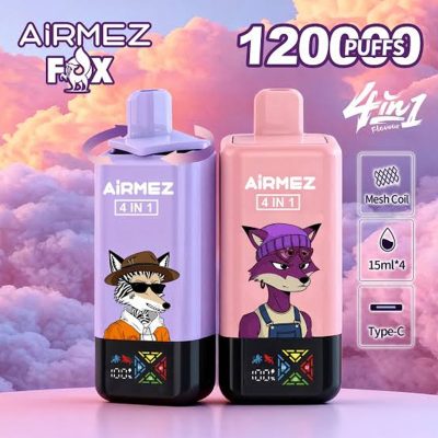 پاد یکبار مصرف 120000 پاف ایرمز با 4 طعم