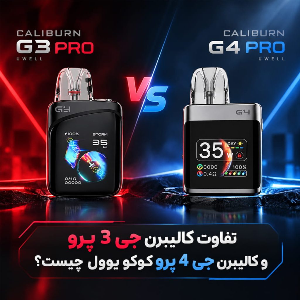 تفاوت کالیبرن جی 3 پرو کوکو و کالیبرن جی 4 پرو کوکو یوول چیست؟