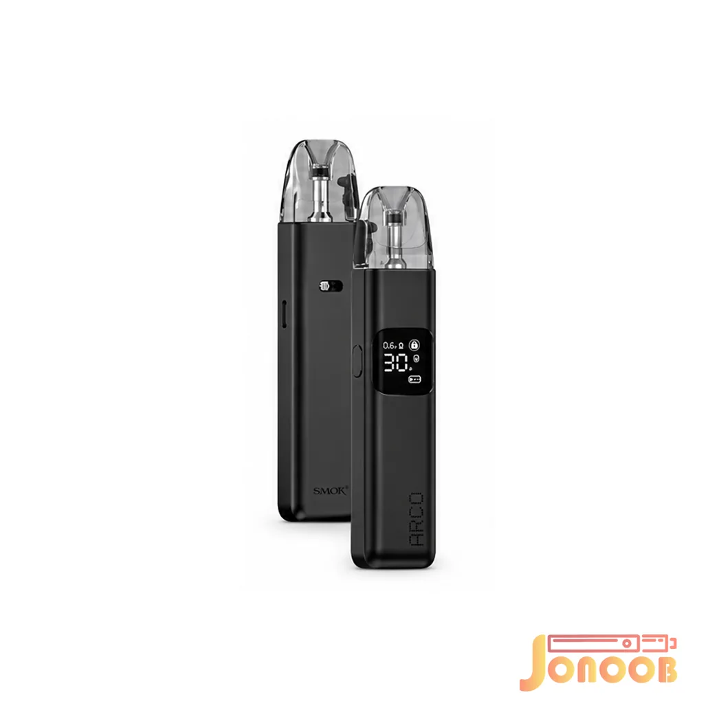 پاد اسموک آرکو دیجی مشکی | SMOK ARCO DIGI Black پاد اسموک آرکو دیجی رنگ مشکی روی پسزمینه سفید