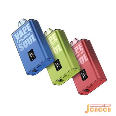 پاد یکبار مصرف VapeSoul V120 با نمایشگر باتری و ایجوس
