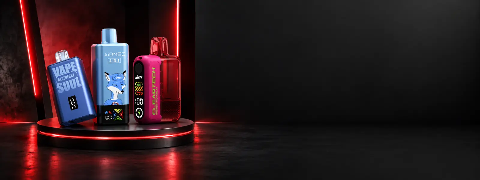 سه مدل پاد یکبار مصرف VapeSoul، Airmez و Nasty